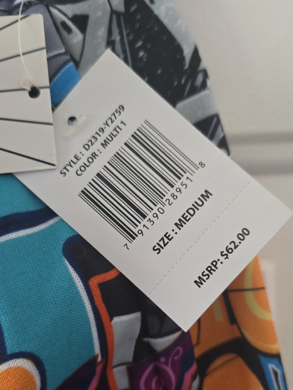 fresh Multicolor Graffiti Print Joggers - Picture 5 of 6